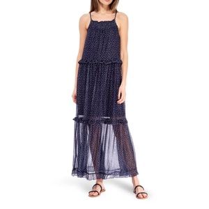 📣Moving Sale!! NEW Bobeau Polkadot Tiered Maxi Dress Medium